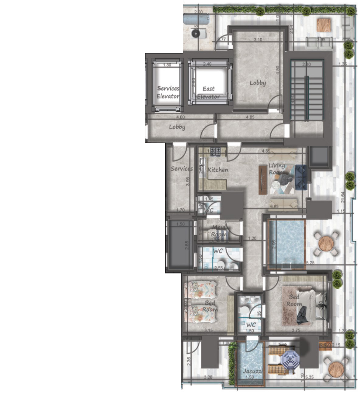 Apartment, 6-A